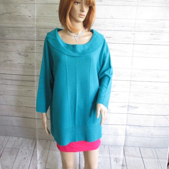 NWT - SAG HARBOR sweater - sz 1X - MSRP $44.00 - Picture 1 of 3